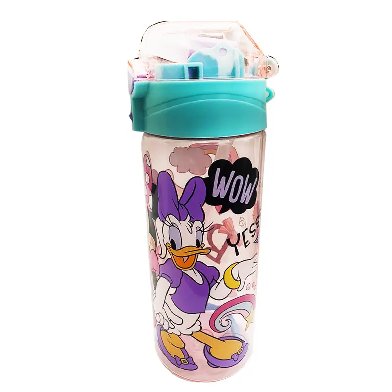 (NET) Plastic Water Bottle 600mlMini Mouse