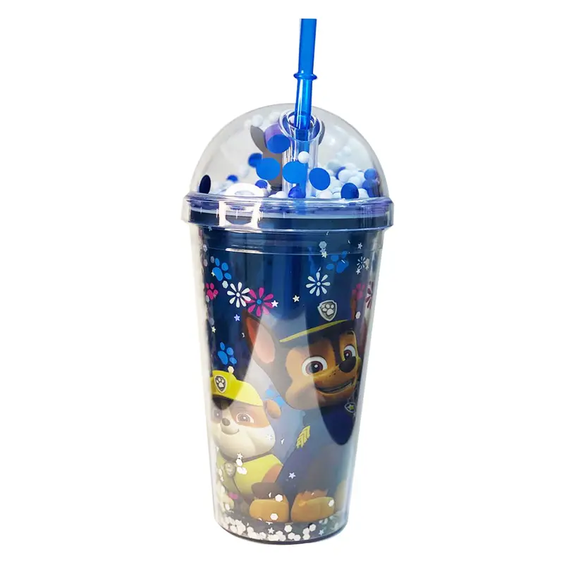 (NET)Paw Patrol Straw Cups 450mlOrange