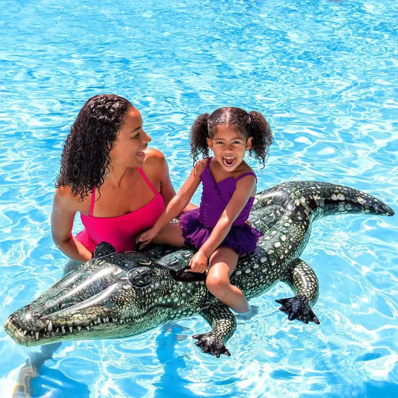(NET)Intex Realistic Gator Ride On Inflatable