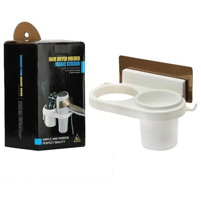 **(NET)** Hair Dryer Holder Magic Sicker / MW-848