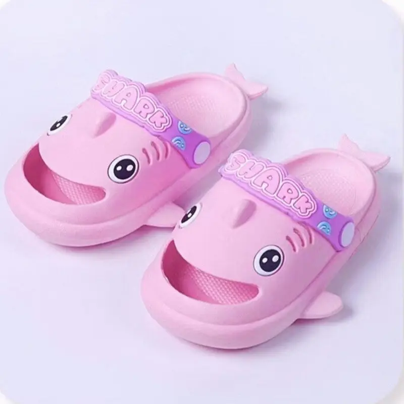 Baby Shark Kids Boys & Girls Sandals Casual Slippers30 - 31 / Navy