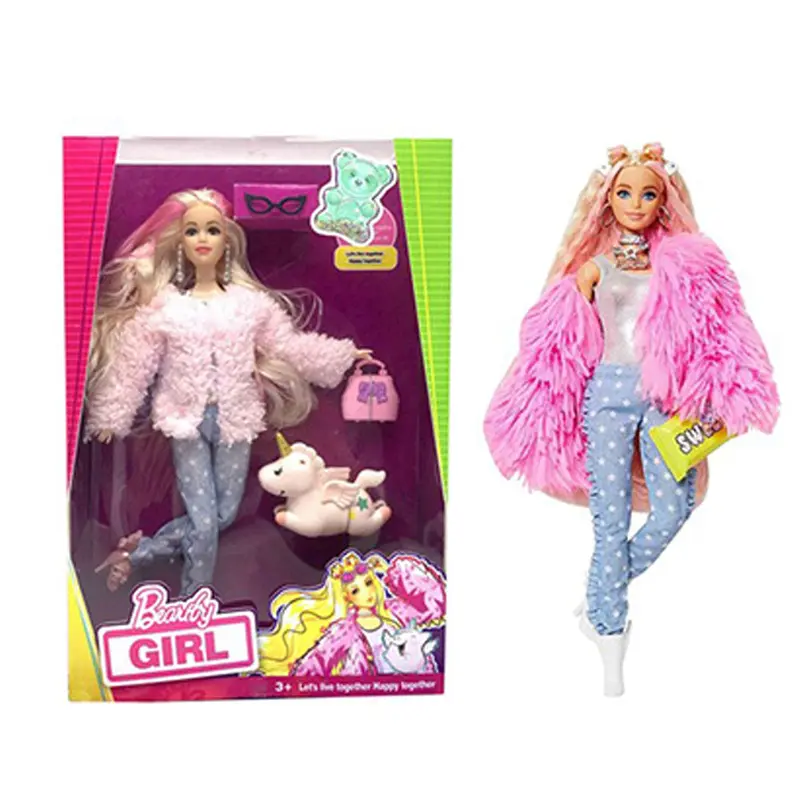 Barbie Extra with Tiny Pet Unicorn - A Magical Fashion AdventureBlonde Hair
