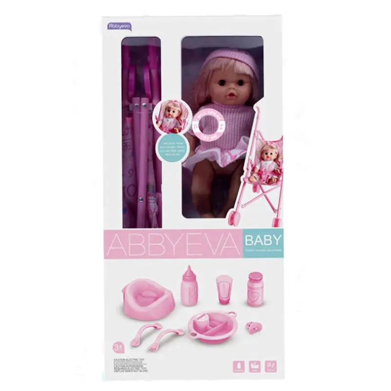 Baby Doll With Stroller