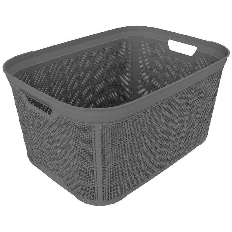 Beehome Jute Rectangle Basket 26LGrey