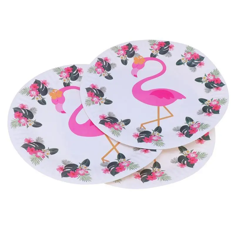 Birthday Flamingo Paper Plate J-91