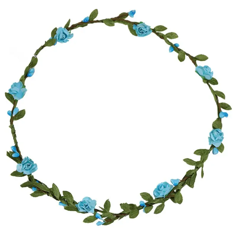 Blue Flower Crown