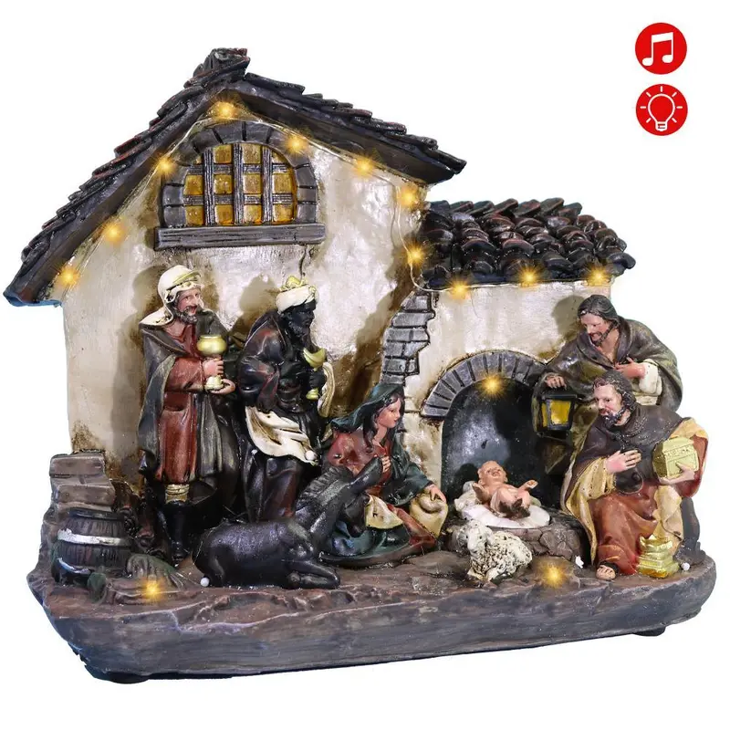 SET Holy Family Statue Christ Jesus / Q-941
