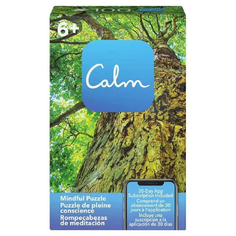 Spin Master Calm Mindful Puzzle 100 pcs  Assortment (1 Pc)Tree