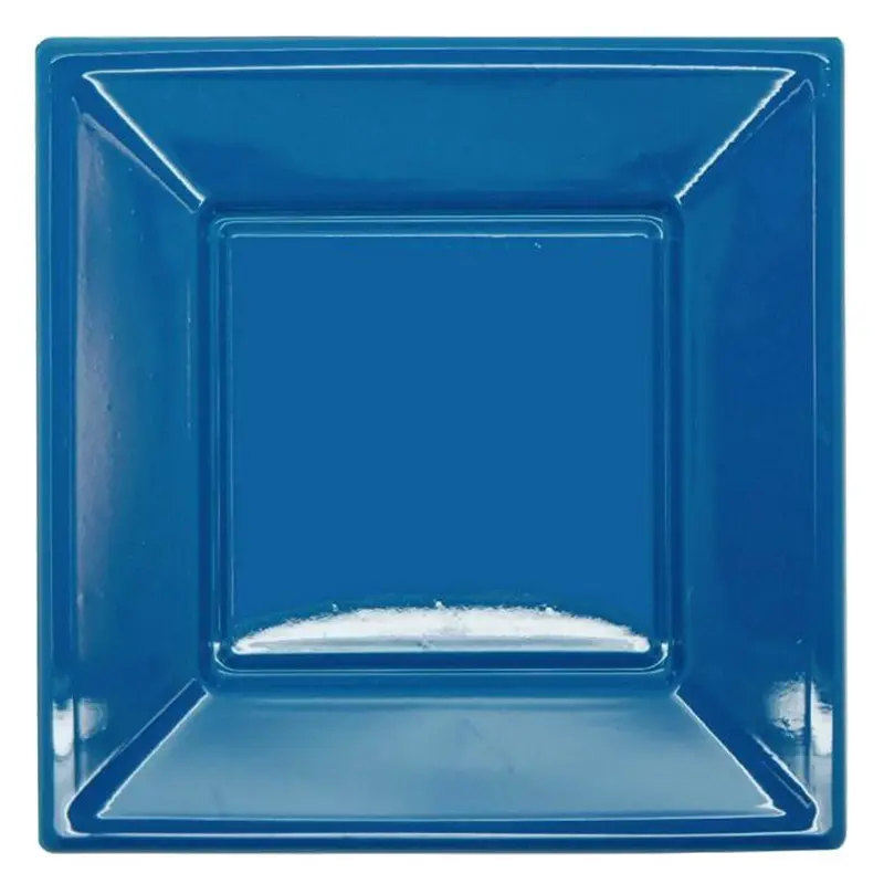 Squared Plastic Plate (12 Pcs) / C-733 / 2013Navy