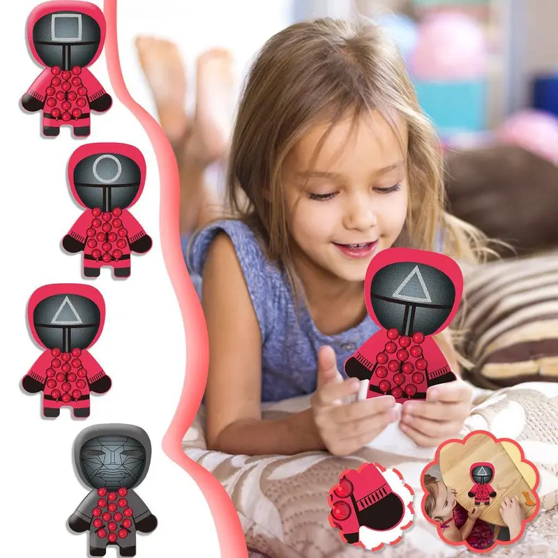 Squid Game Pop it Fidget ToyGrey