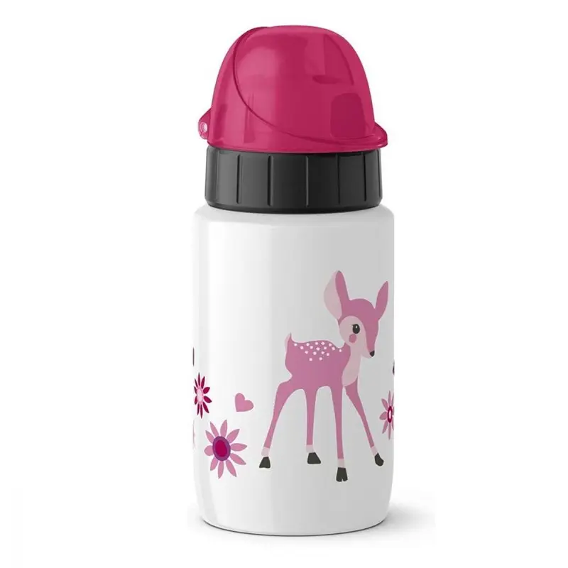 Tefal Drink 2 Go Light Steel Little Deer Drinking Bottle 400 ml / K3190312