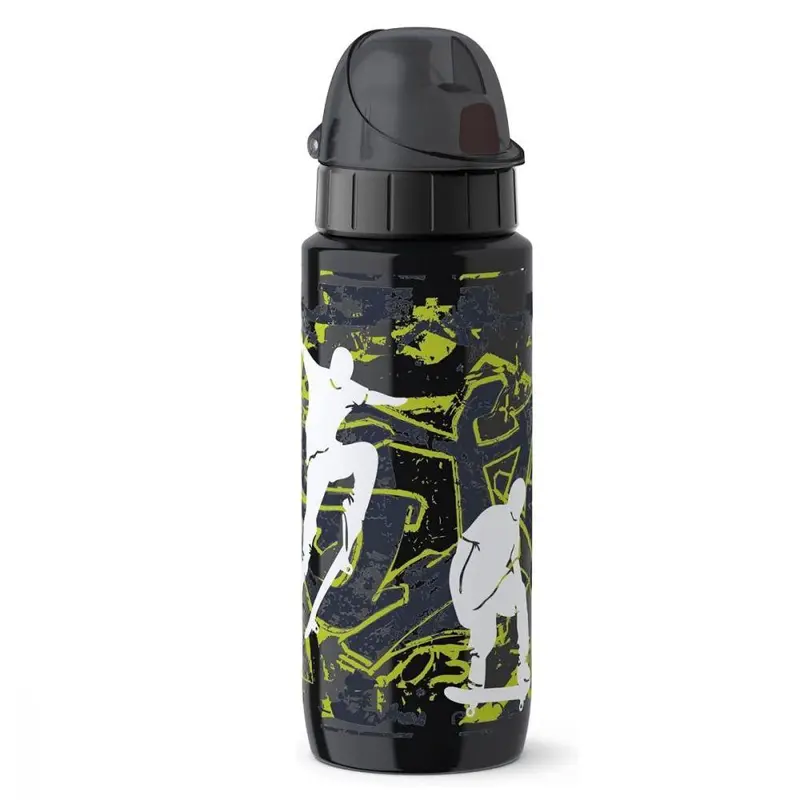 Tefal Drink 2 Go Light Steel Skateboard Drinking Bottle 600 ml / K3192112