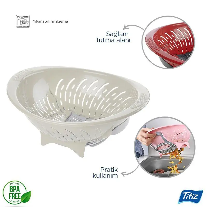 Titiz Plastik Smart Door Strainer AP-9147Red