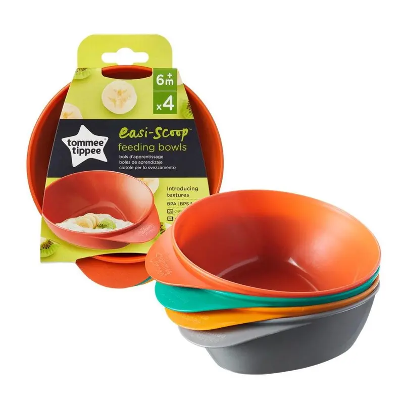 Tommee Tippee  Easy Scoop Feeding Bowl  4 Pack / 67140