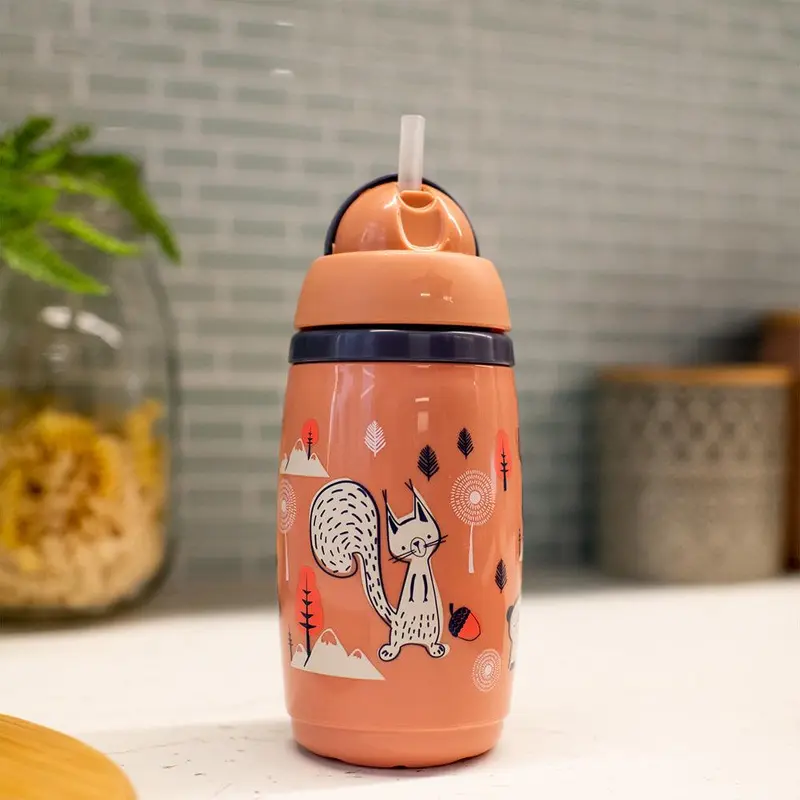 Tommee Tippee  Insulated Soft Straw Sippy Cup 266ml