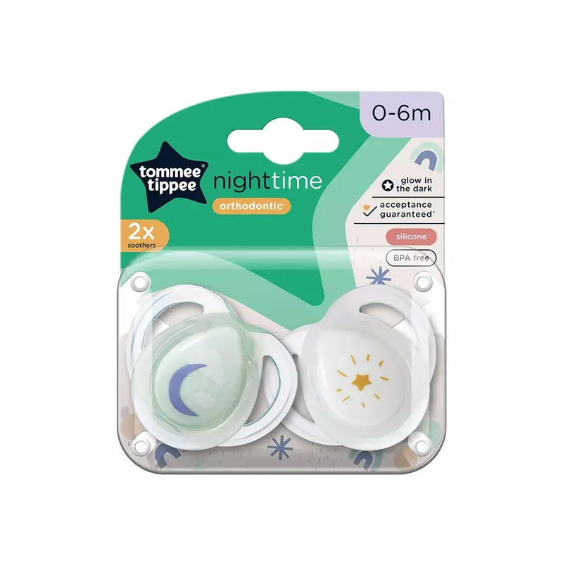 Tommee Tippee night time Style 0 -6 M / 433380White & Aqua