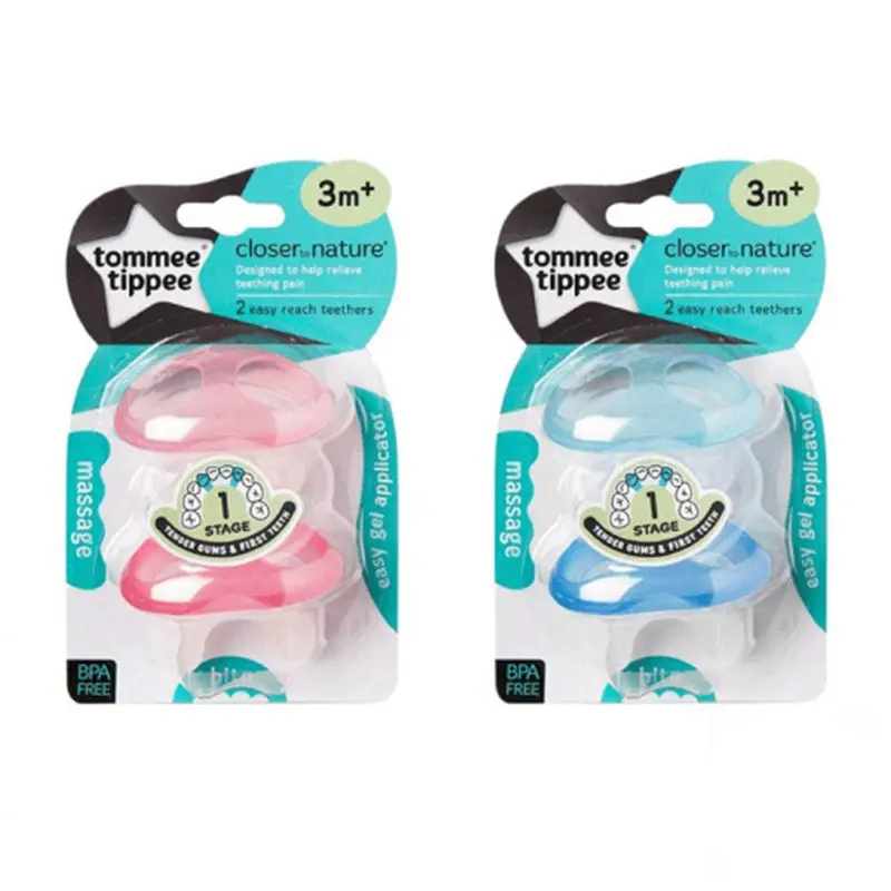 Tommee Tippee 436450 Stage 1 Teether 2 Pcs / 64500Aqua