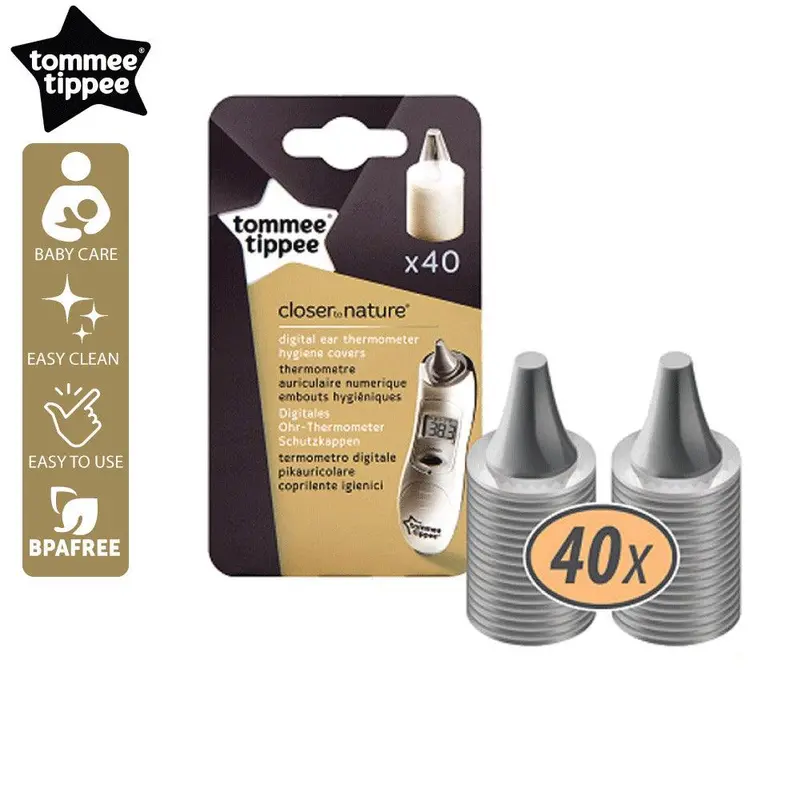 Tommee Tippee Closer To Nature Digital Thermometer Refills x 40