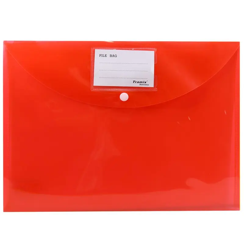 Tramix  Colored Document Bag / P-282/ 5509FRed