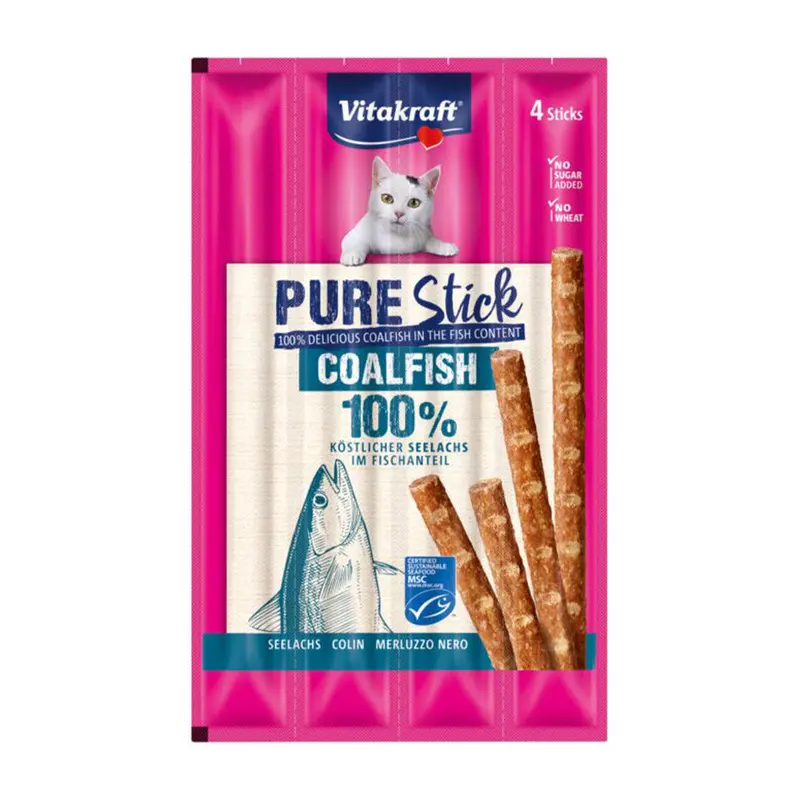 Vitakraft Pure Stick coalfish MSC 20g