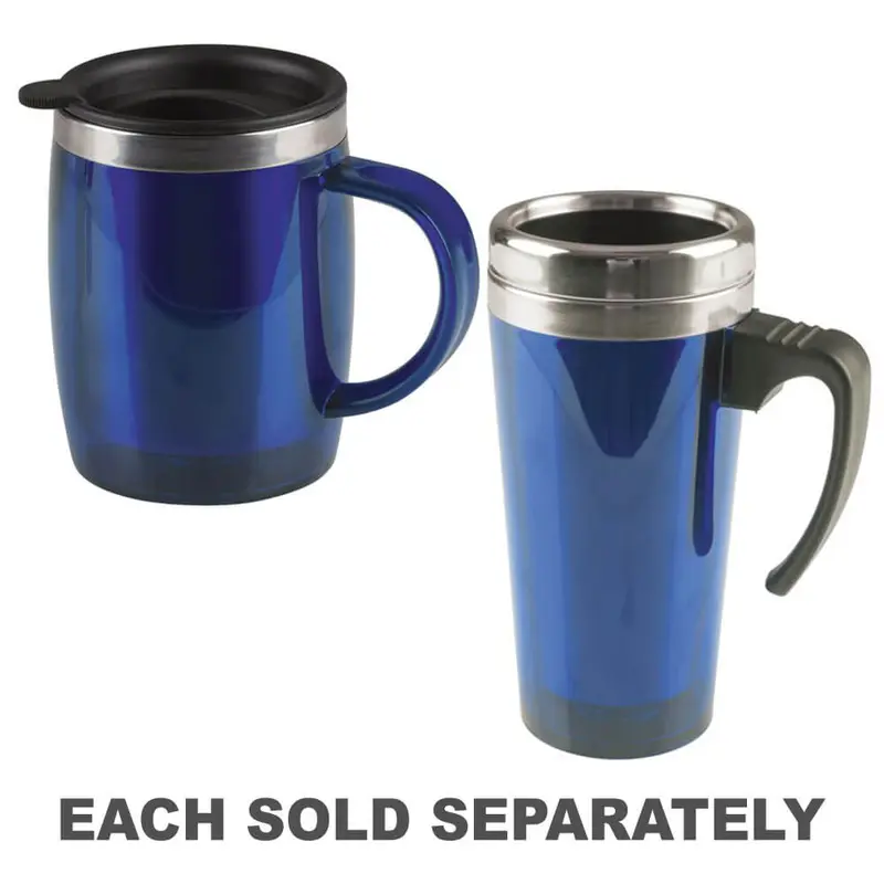 Blue Rovin Double Wall Travel Mug500mL