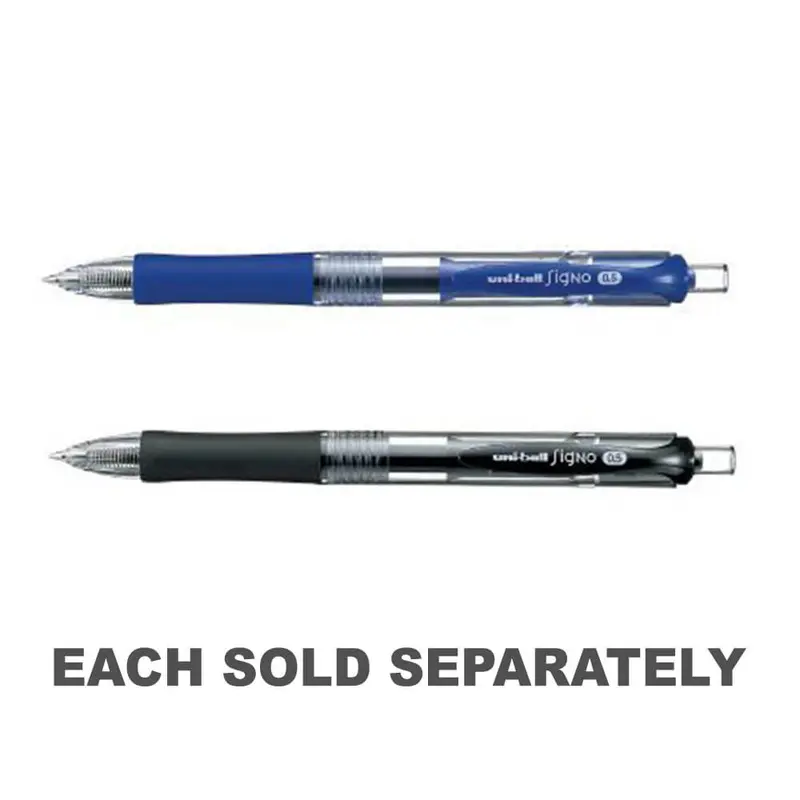 Uni Signo Retractable Micro Rollerball Pen 12pcsBlack