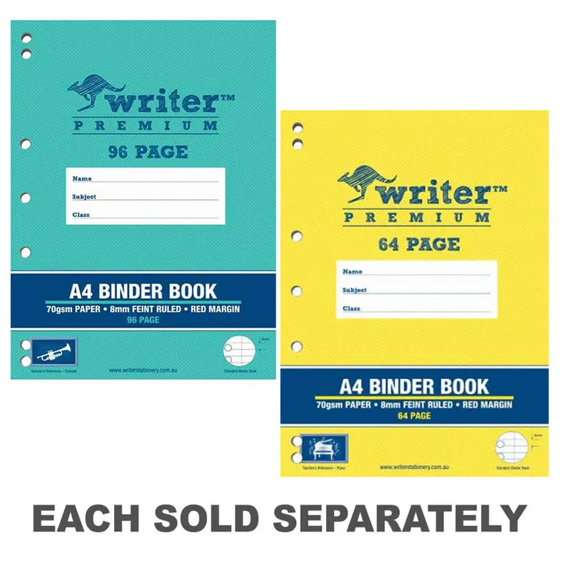 Writer Premium Binder Book (A4)64 Pages