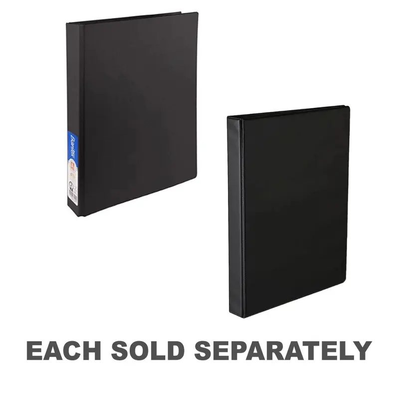 Bantex A4 Standard Binder 25mm (Black)3D-Ring