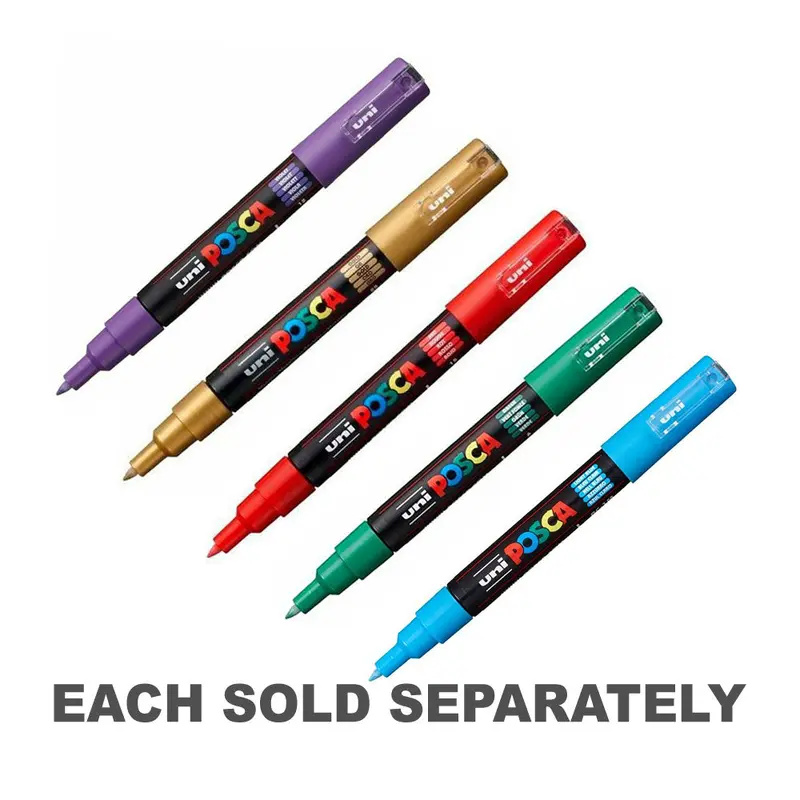 Uni Posca Extra Fine Bullet Tip Paint Marker 0.7mmBlue