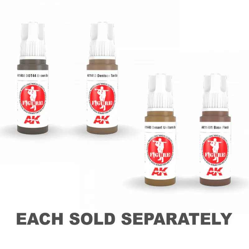 AK Interactive 3Gen Base Figures Acrylic 17mLDenison Tan