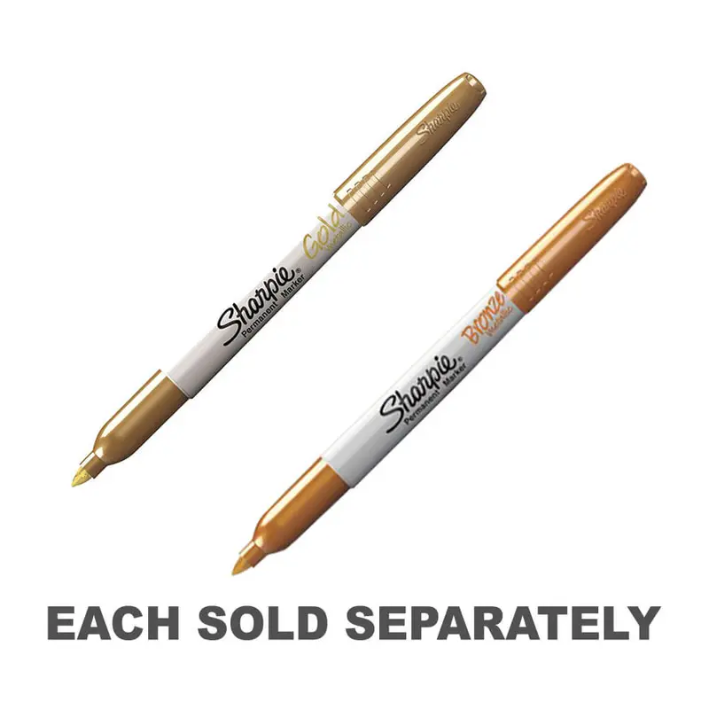 Sharpie Metallic Fine Marker 12pcsBronze